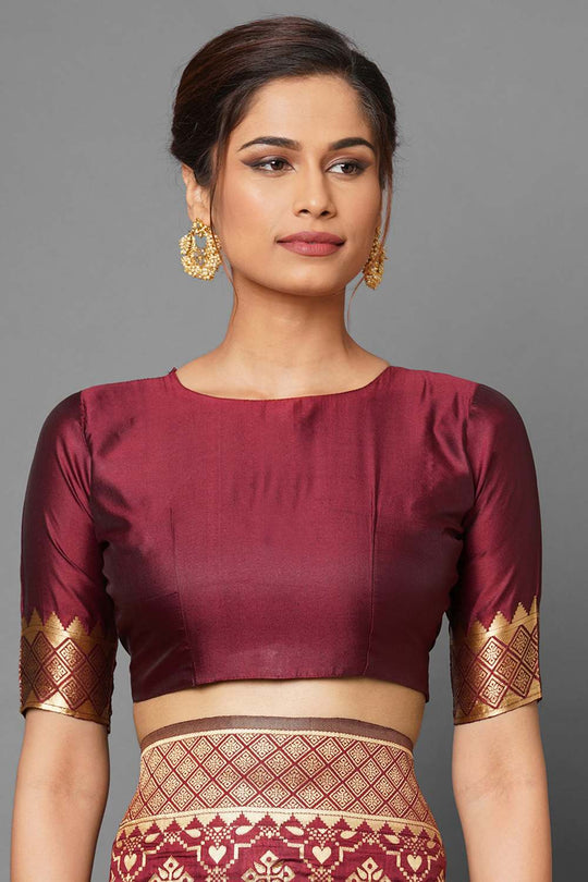 Shop woven silk saree For Sale Online