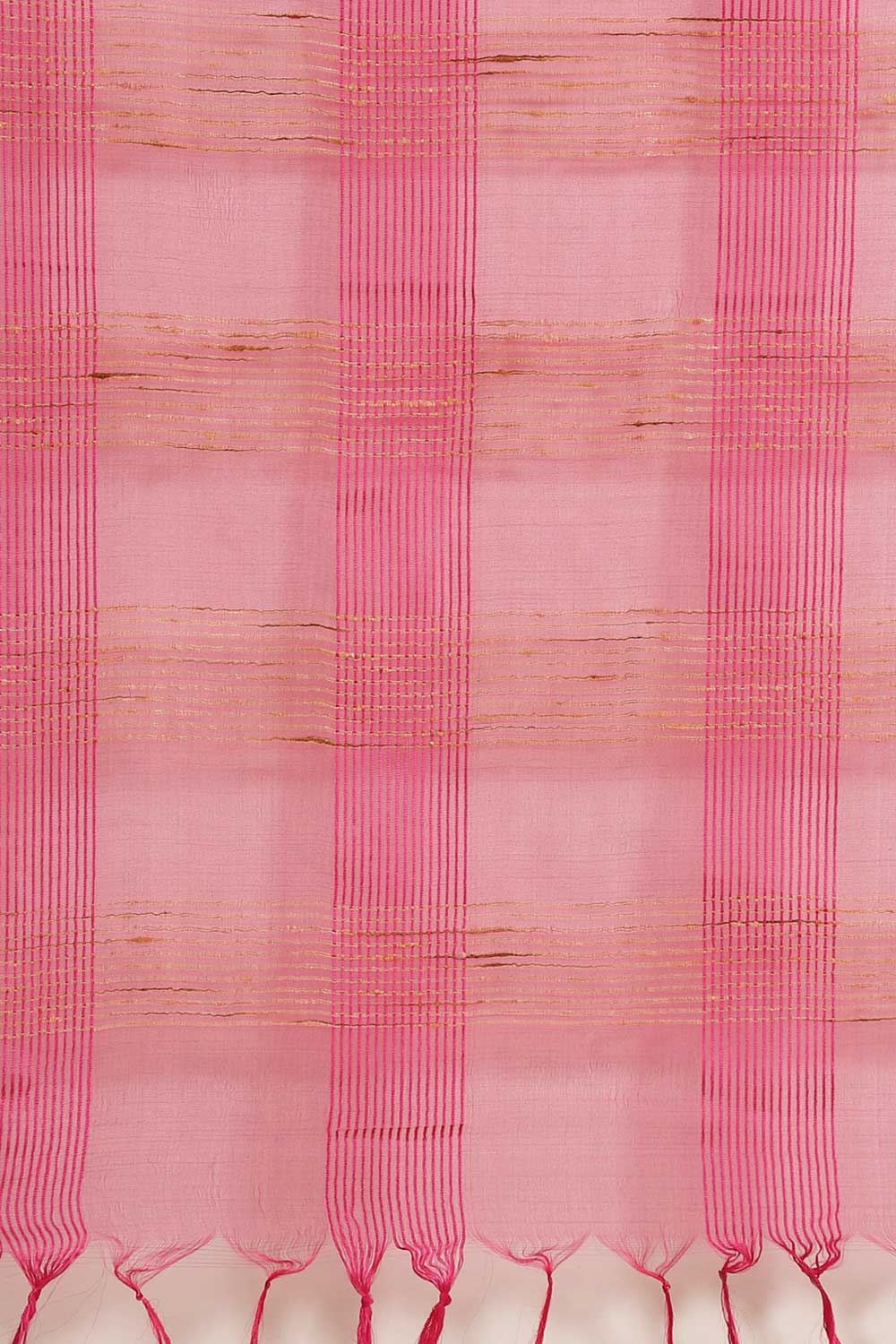 Buy Pink Woven Art Silk One Minute Saree Online - Side