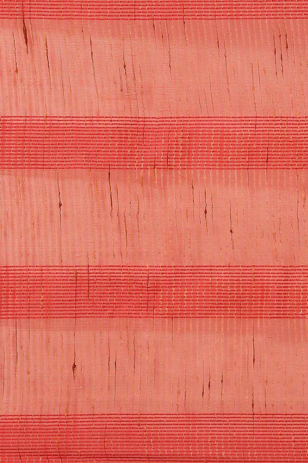 Buy Red Woven Art Silk One Minute Saree Online - Front