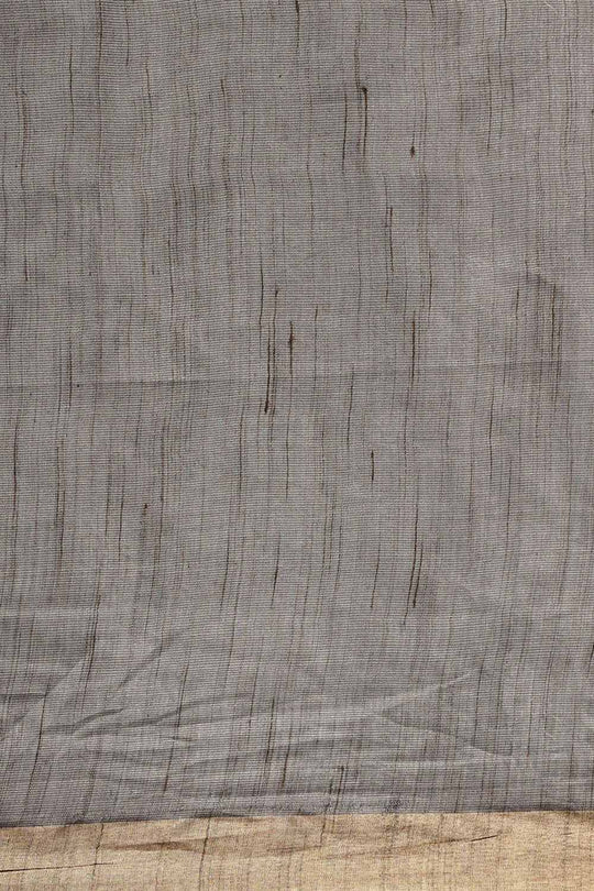 Lori Grey Silk Blend Stripe One Minute Saree