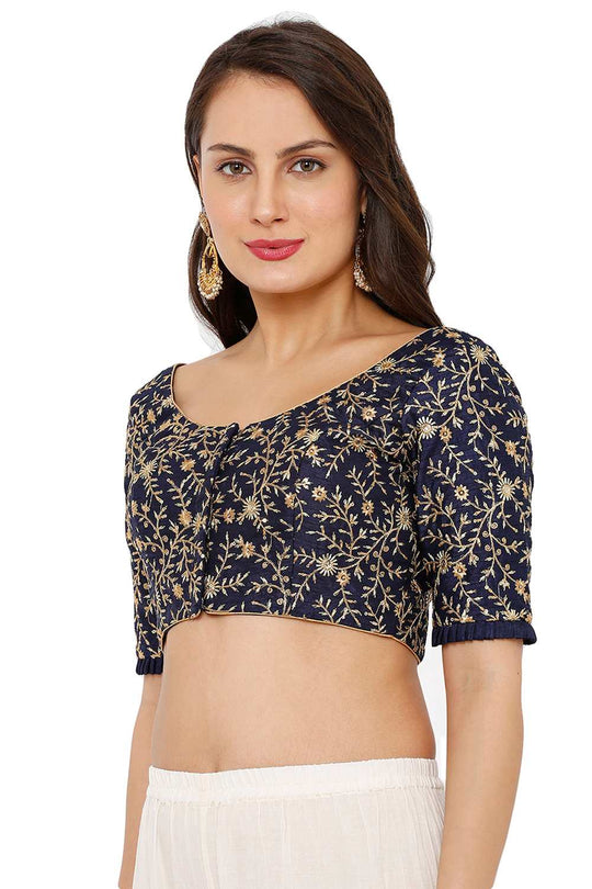 Saree Matching Blouse at One Minute Saree