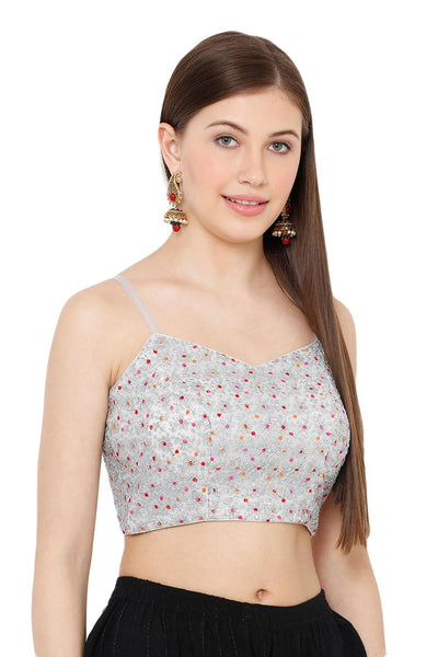 Buy Net Embroidered Blouse Online