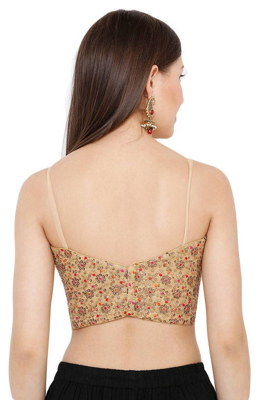 Shop Blouse in Beige