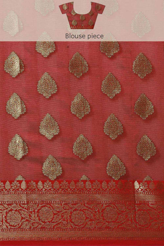 Buy Black Zari Woven Art Silk One Minute Saree Online - Zoom Out