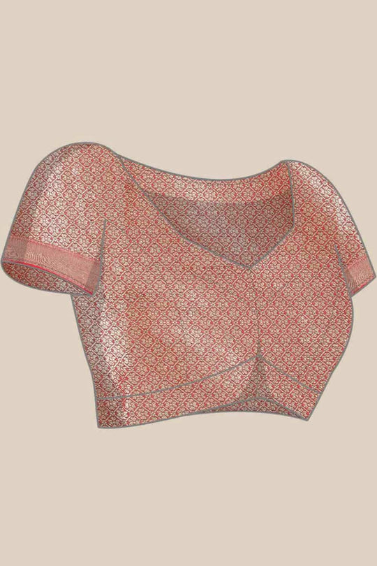 Buy Black Art Silk Animal Printed Banarasi Saree Online - Zoom In 