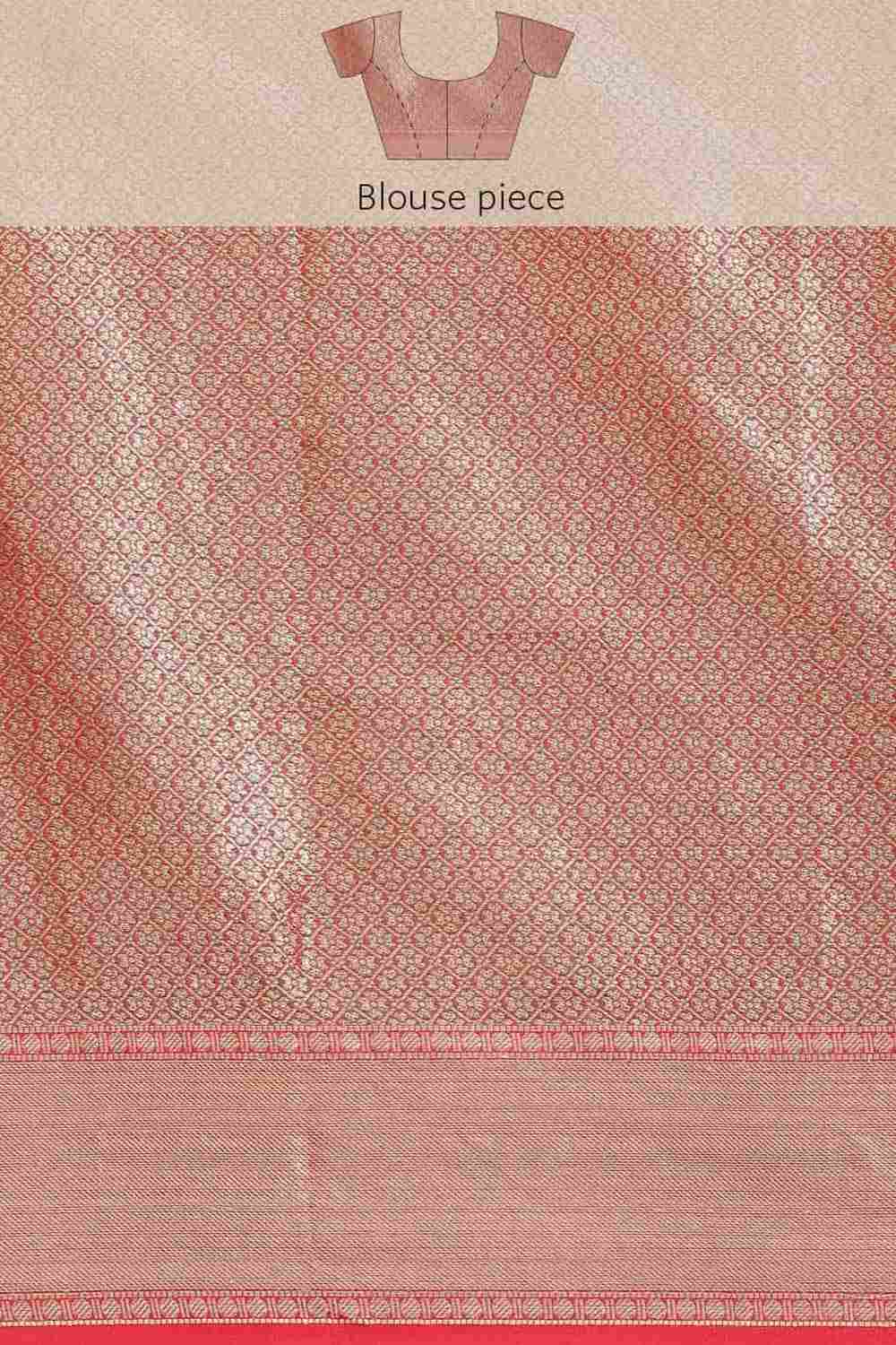 Buy Black Art Silk Animal Printed Banarasi Saree Online - Zoom Out 