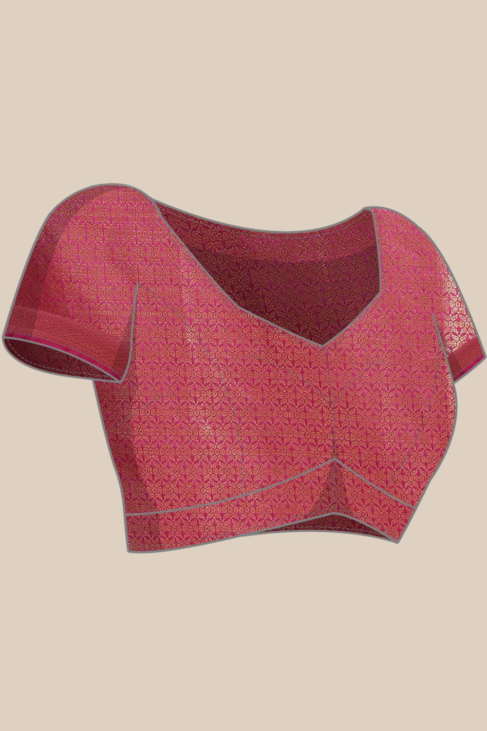 Buy Teal Soft Art Silk Floral Printed Banarasi Saree Online - Side 