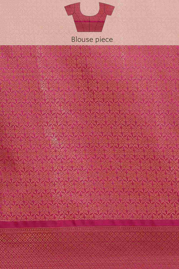 Buy Teal Soft Art Silk Floral Printed Banarasi Saree Online - Side1 