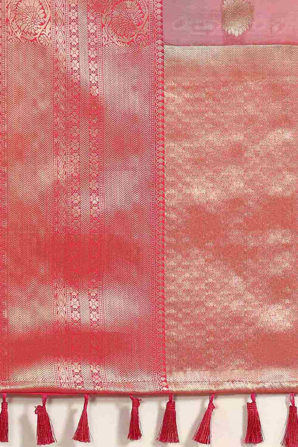 Buy Green Soft Art Silk Floral Printed Banarasi Saree Online - Zoom In 