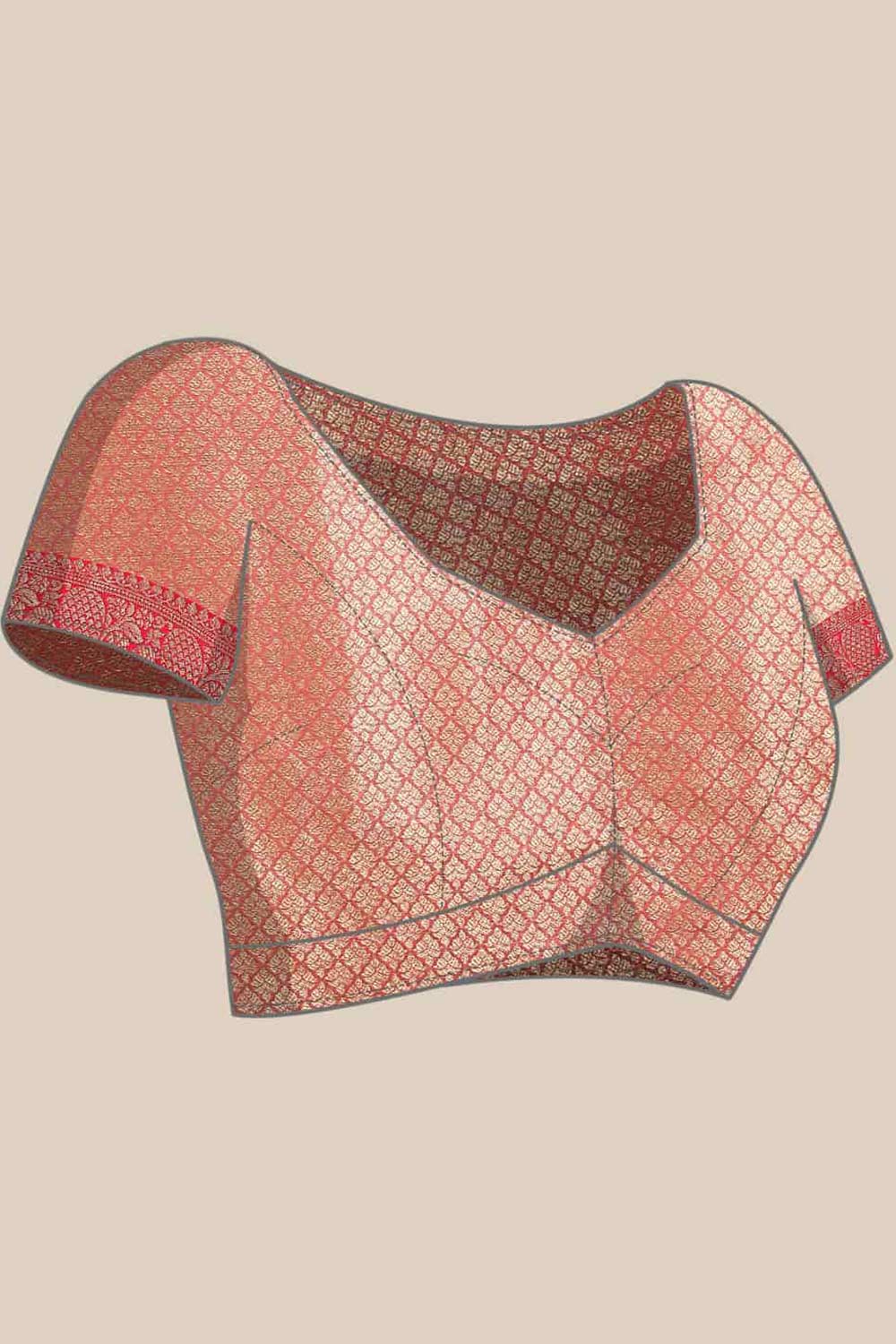 Buy Teal Art Silk Ethnic Motifs Banarasi Saree Online - Side1 