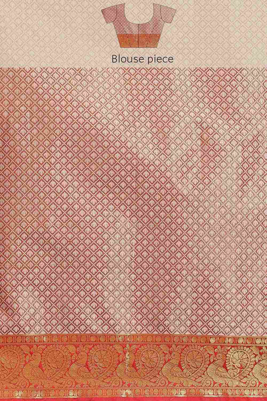 Buy Purple Soft Art Silk Floral Printed Banarasi Saree Online - Side1 