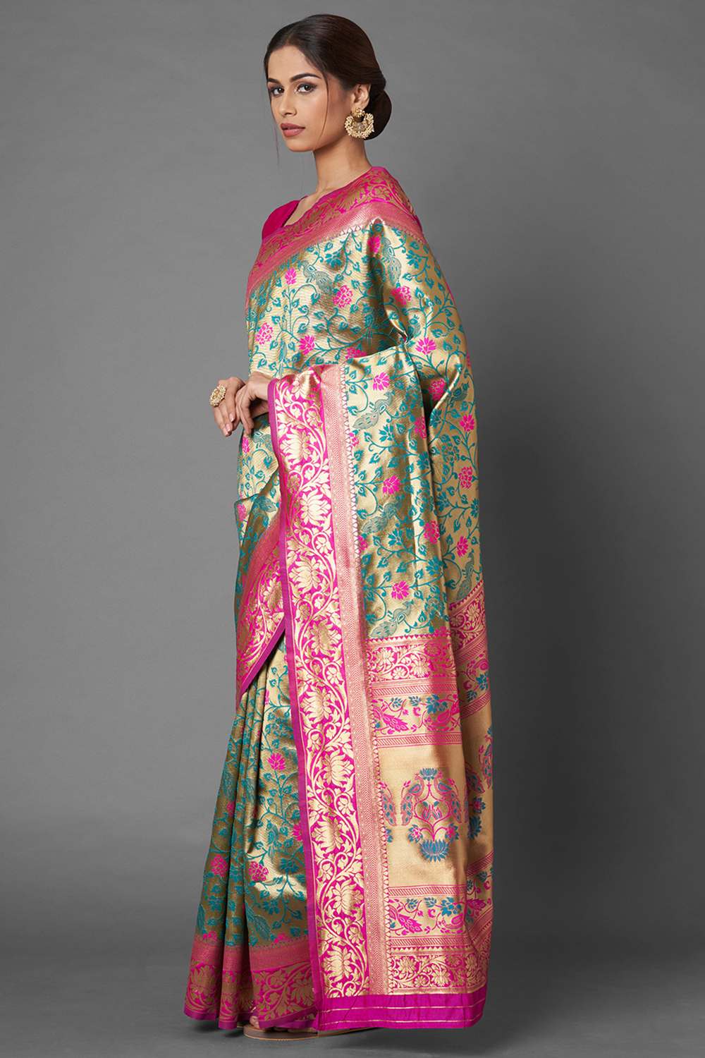 Buy Pre Sitched Saree Online